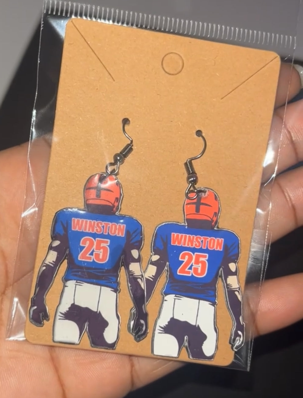 Football Earrings