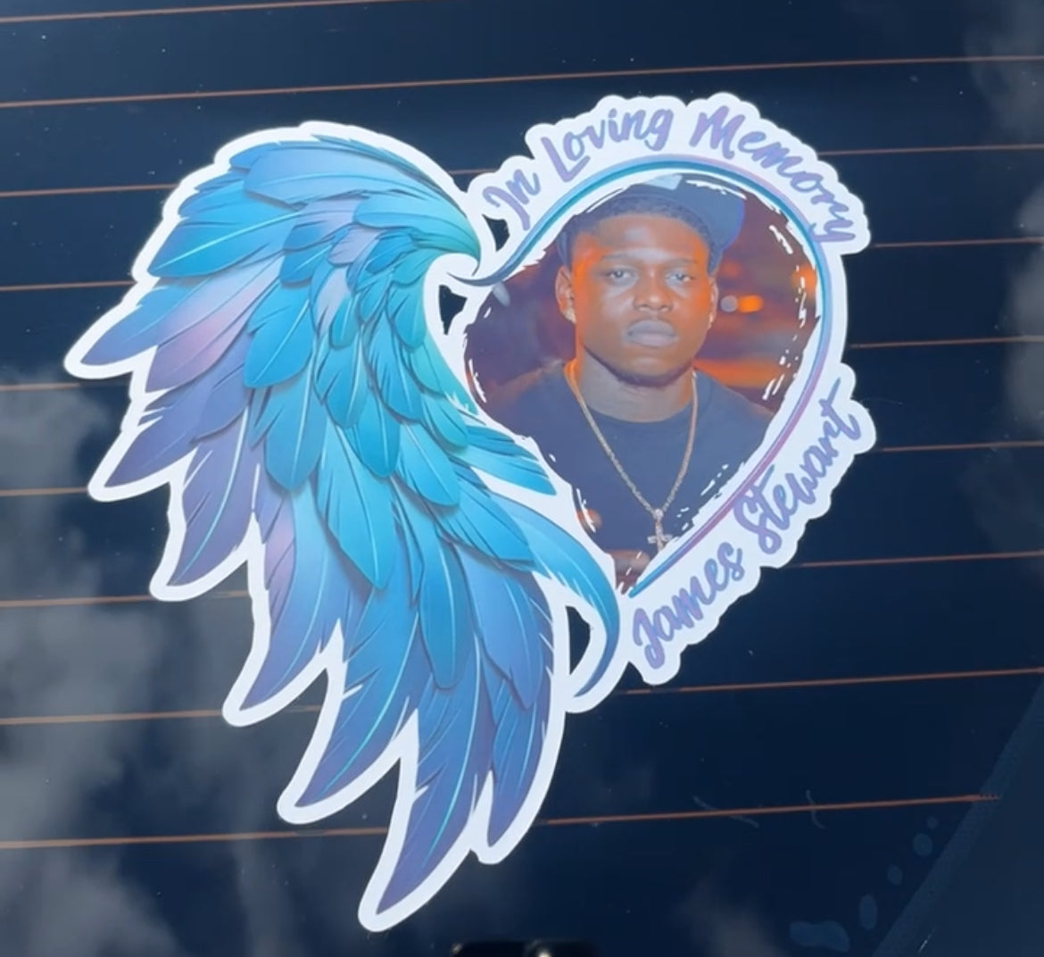 Memorial Car Decal