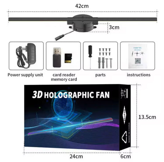 3D Holographic Fan